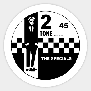 Vintage ska music Sticker